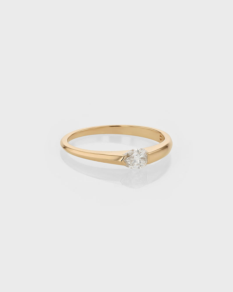 Petite Pear Suspense Ring by Sarah & Sebastian