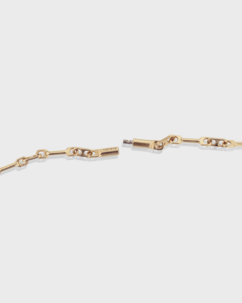 Piston Chain Yellow Gold by Sarah & Sebastian