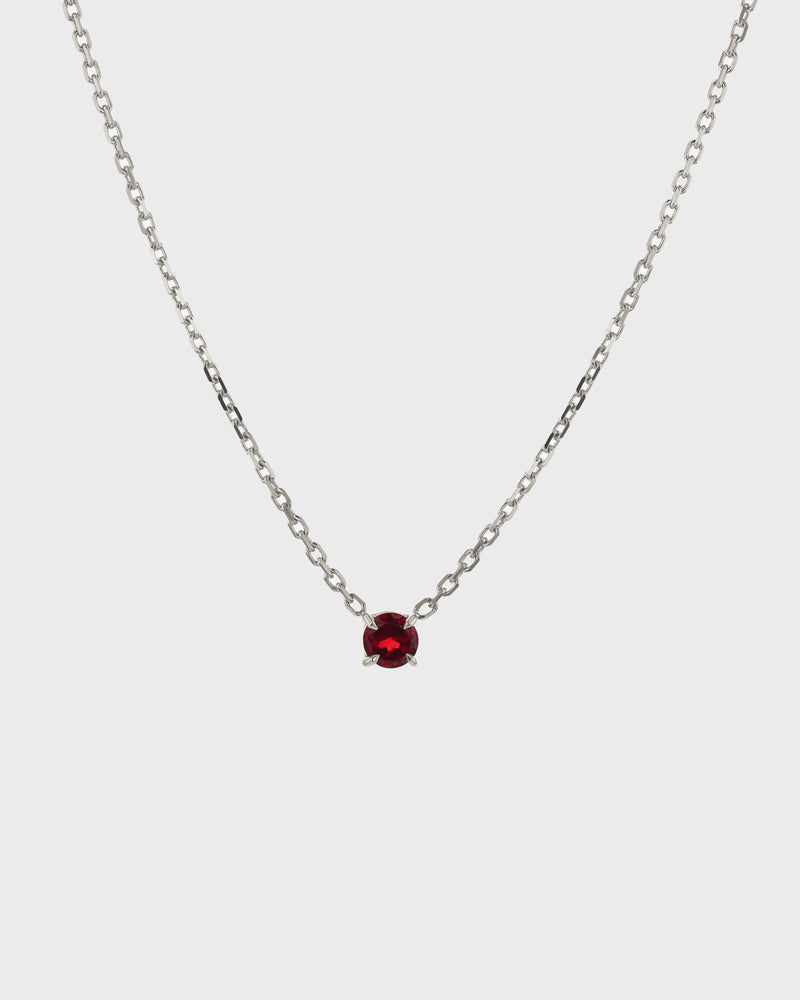 The Ruby Birthstone Necklace by Sarah & Sebastian