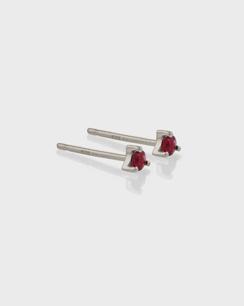 Ruby Birthstone Earring by Sarah & Sebastian