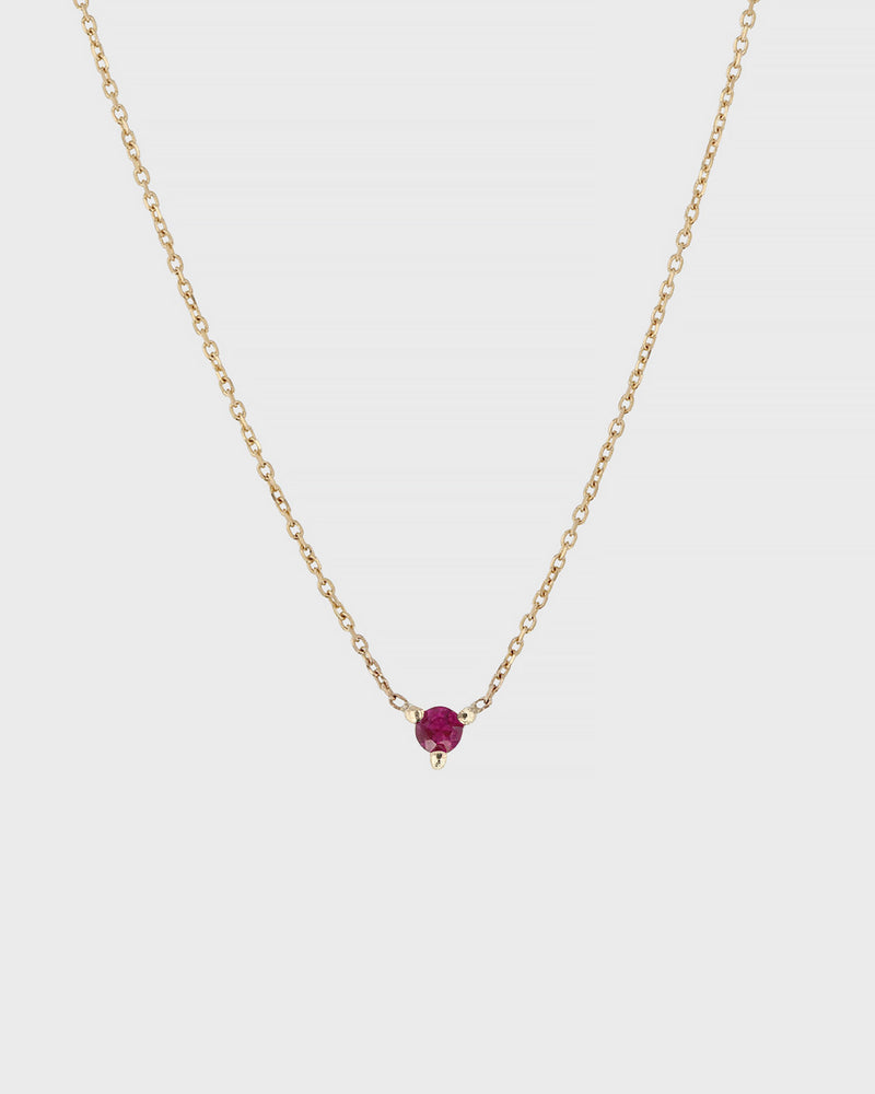 Single Birthstone Necklace