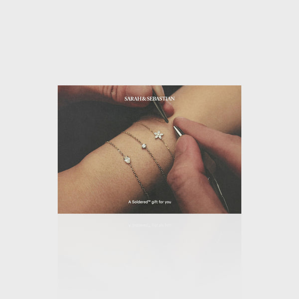 Sarah & Sebastian Lunette 14-karat Gold Diamond Bracelet | ModeSens