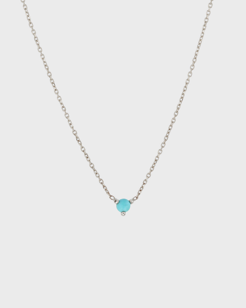 The Petite Turquoise Birthstone Necklace by Sarah & Sebastian