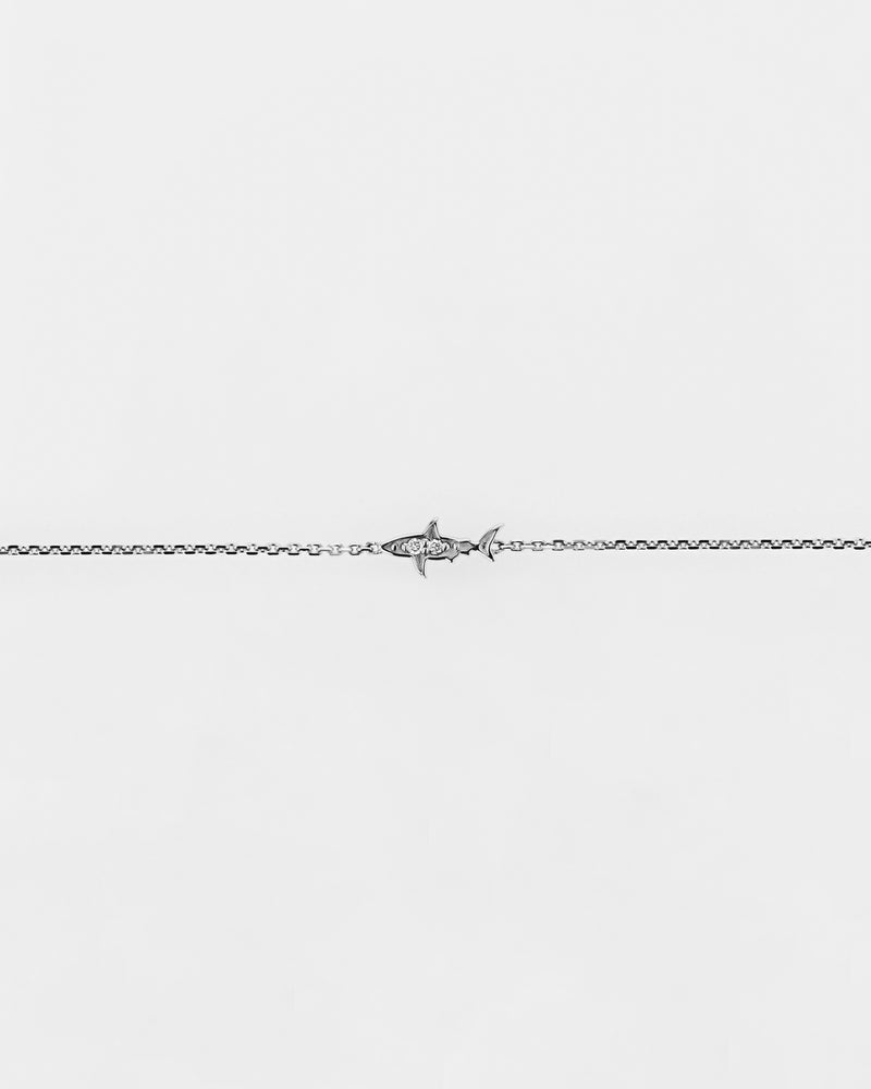 Shark Diamond Soldered Bracelet by Sarah & Sebastian