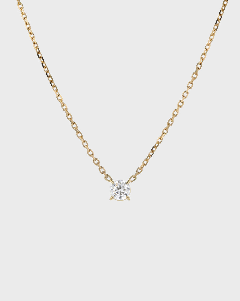 Solitaire Round Diamond Necklace by Sarah & Sebastian