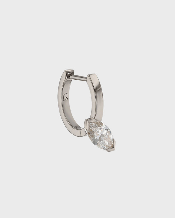 Suspense Marquise Hoop by Sarah & Sebastian