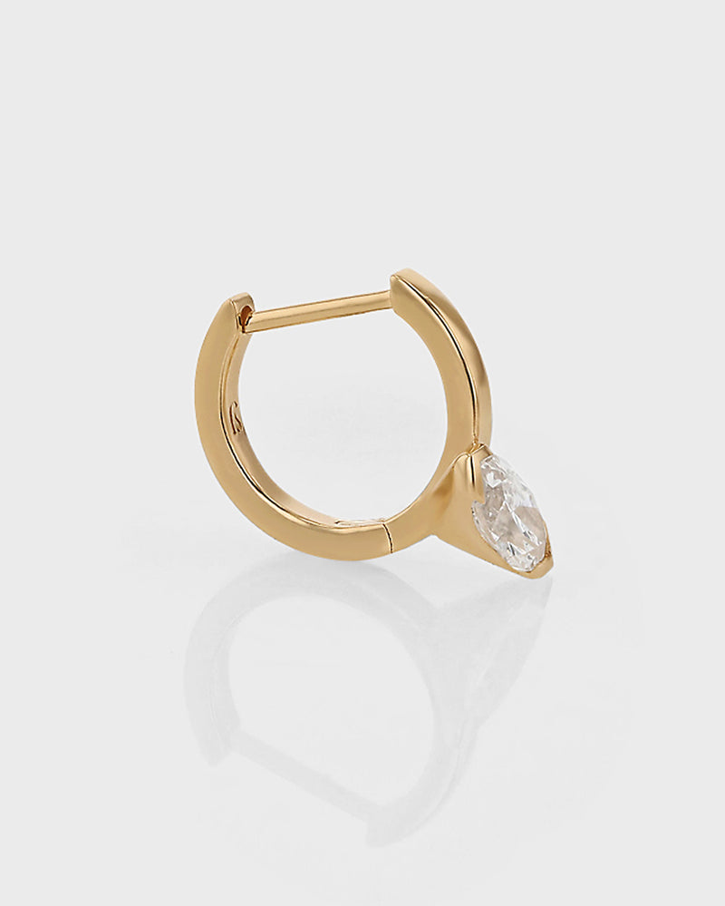 Suspense Marquise Hoop by Sarah & Sebastian