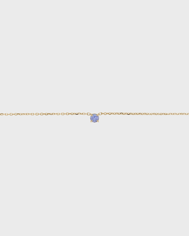 The Tanzanite Birthstone Bracelet by Sarah & Sebastian