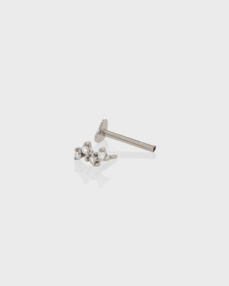 Tiny Cluster Diamond Cartilage Earring by Sarah & Sebastian