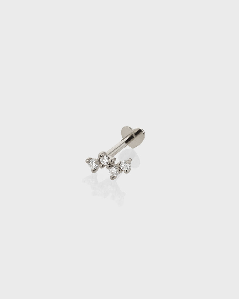 Tiny Cluster Diamond Cartilage Earring by Sarah & Sebastian