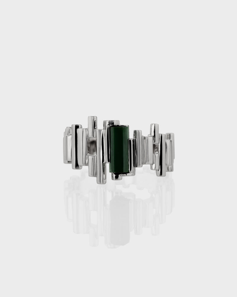 Tourmaline Pillar Ring