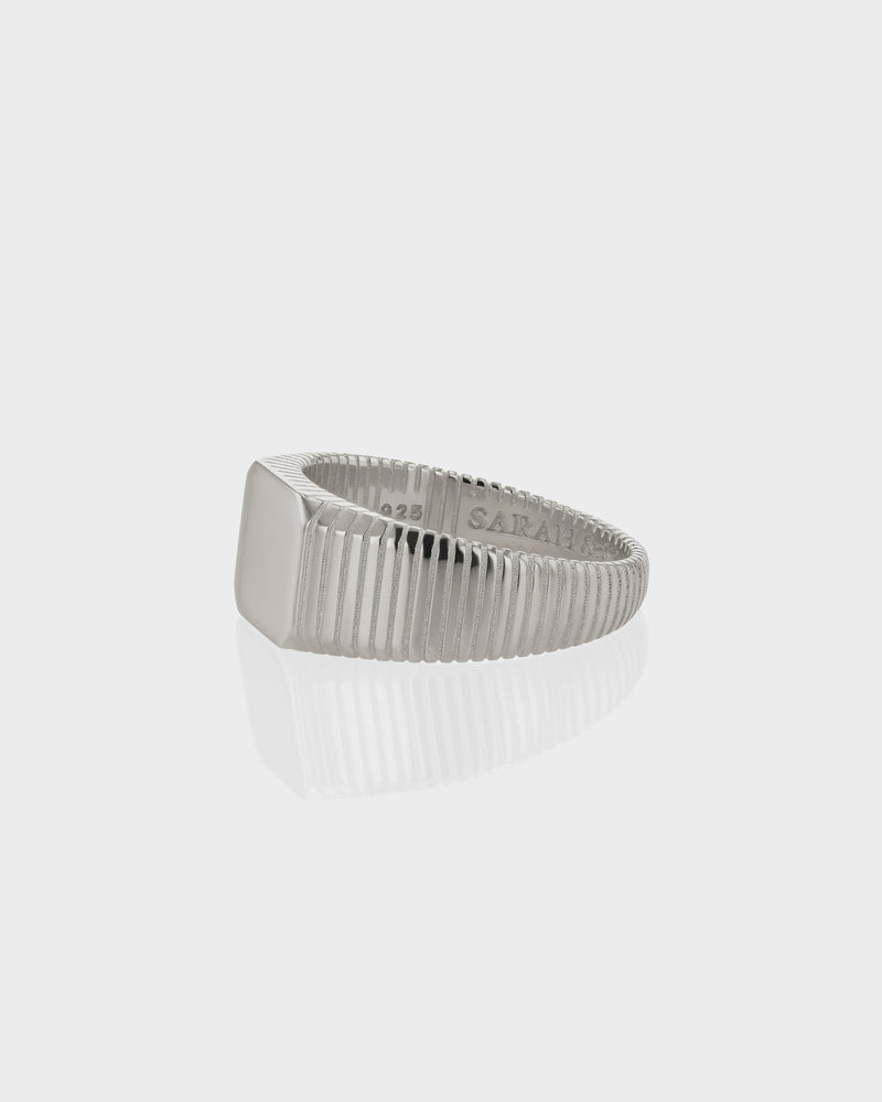 Traction Signet Ring by Sarah & Sebastian