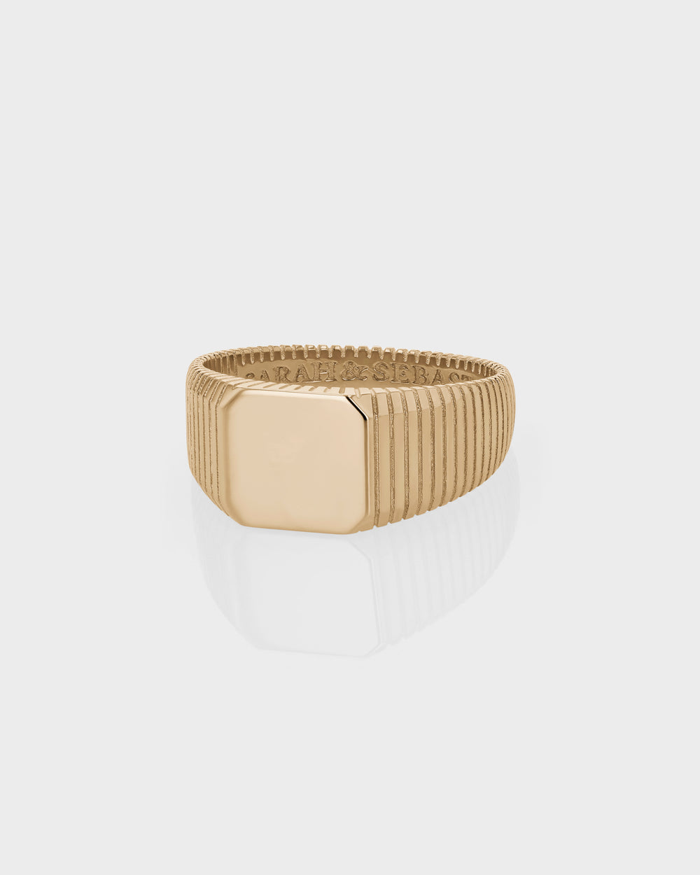 Traction Signet Ring by Sarah & Sebastian