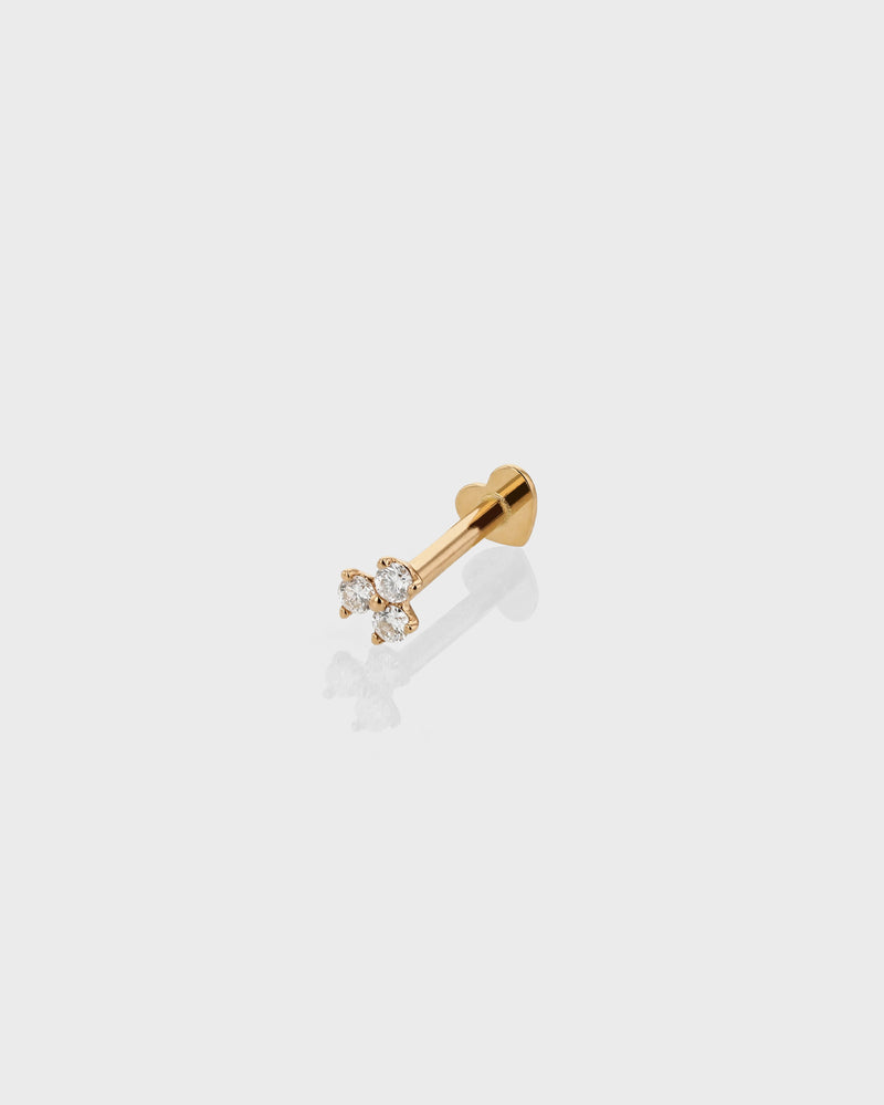 Trio Diamond Cartilage Earring by Sarah & Sebastian