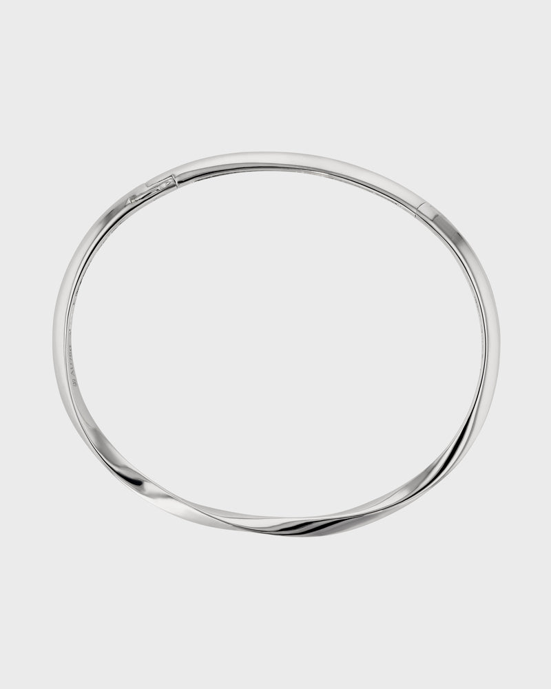 Twisted Pipi Bangle by Sarah & Sebastian