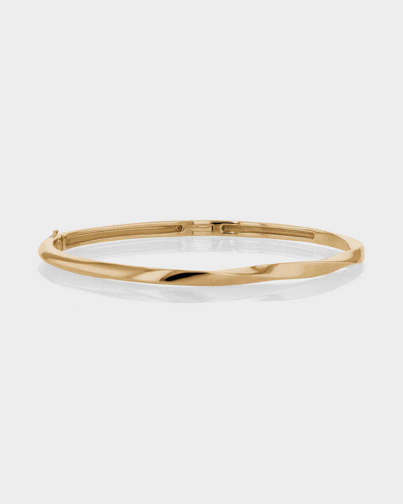 Twisted Pipi Bangle by Sarah & Sebastian