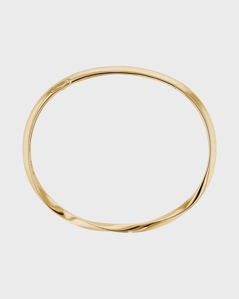 Twisted Pipi Bangle by Sarah & Sebastian