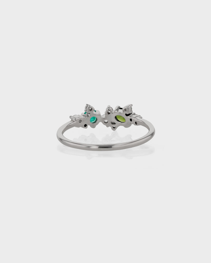 Verdigris Cluster Ring