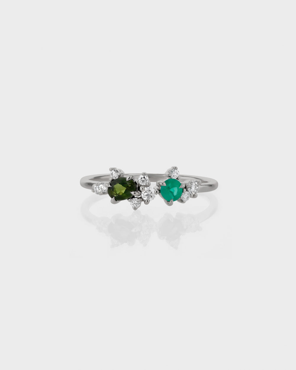 Verdigris Cluster Ring