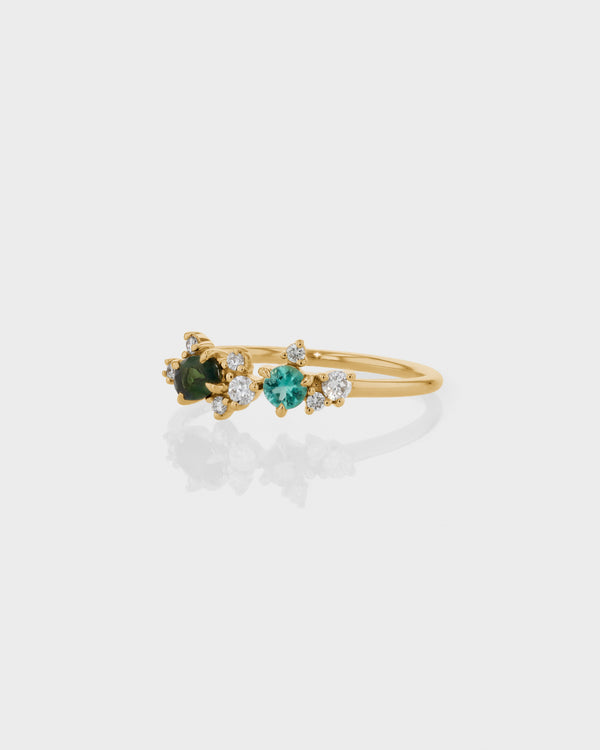 Verdigris Cluster Ring