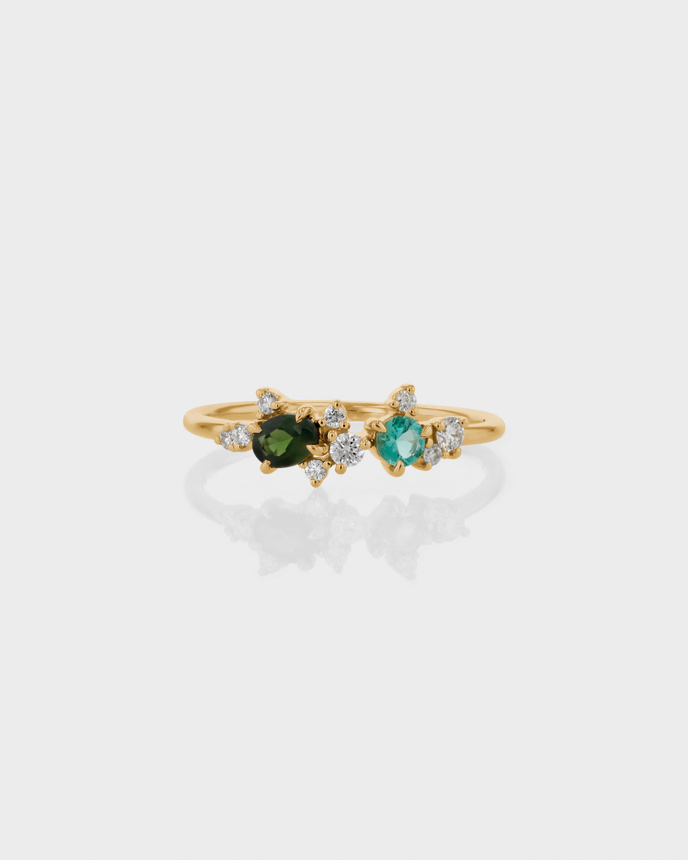 Verdigris Cluster Ring