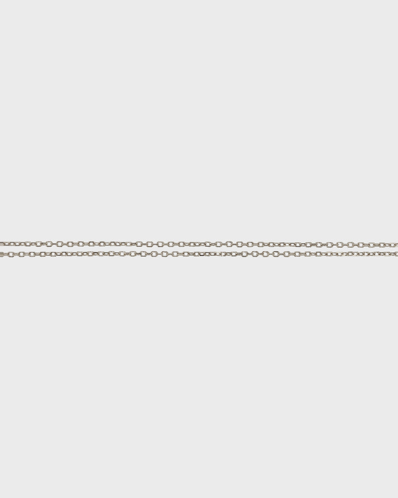 Fine Double Chain Anklet Silver | Sarah & Sebastian