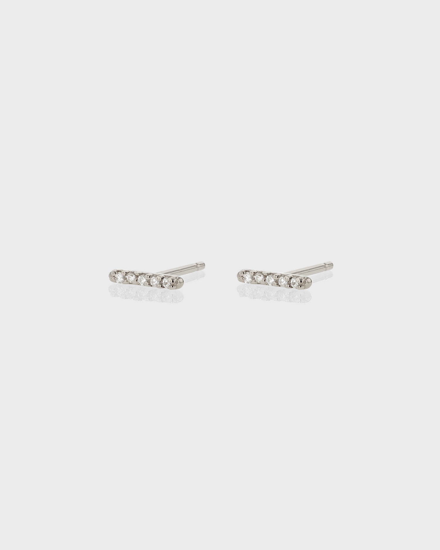 Demi Diamond Earrings White Gold | Sarah & Sebastian – SARAH & SEBASTIAN