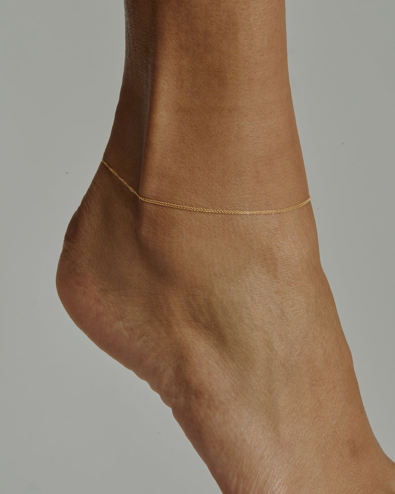 Double Chain Anklet by Sarah & Sebastian