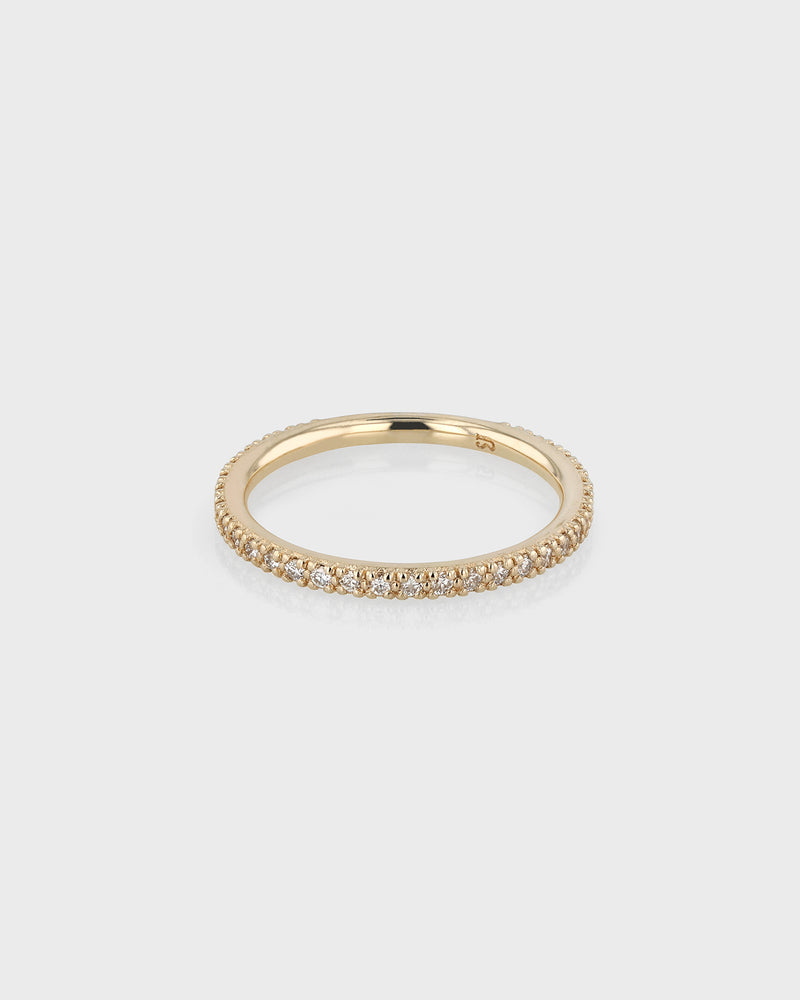 Eternity Diamond Ring Gold by Sarah & Sebastian