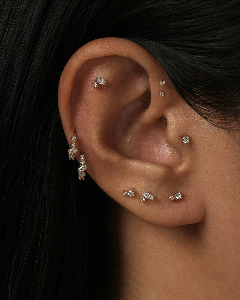 Fine Gossamer Cartilage Earring I by Sarah & Sebastian