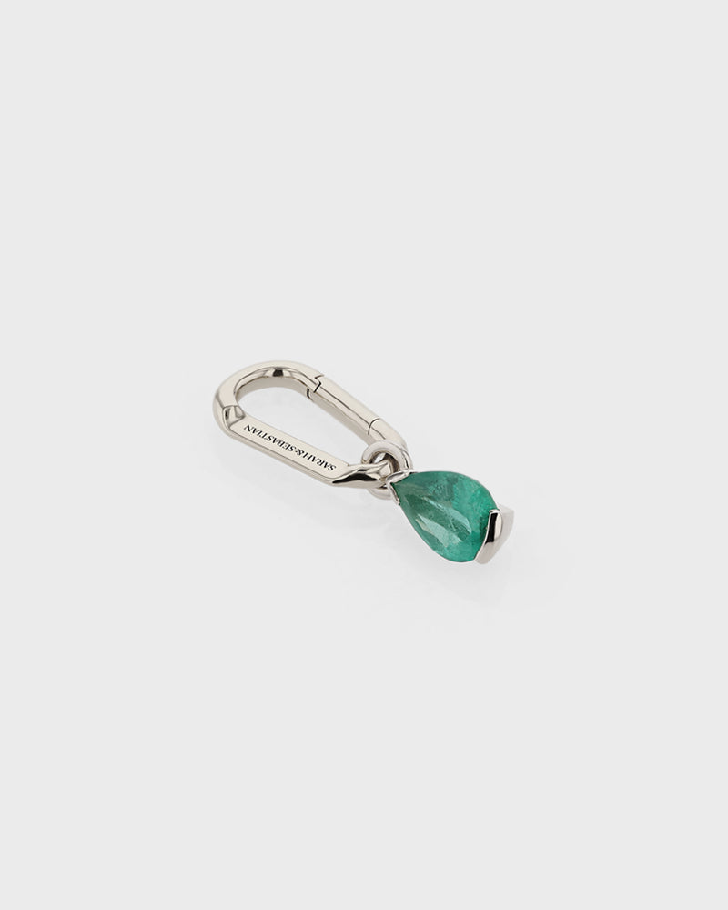 Green Emerald Pear Carabiner