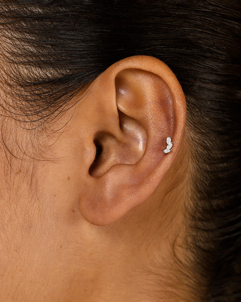 Marquise Overlay Cartilage Earring