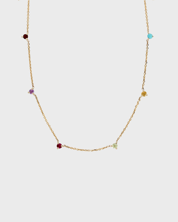 Multi Birthstone Necklace | Sarah & Sebastian