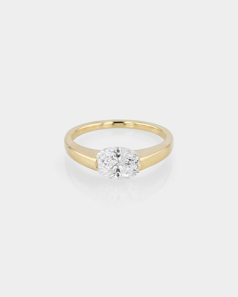 Suspense Oval Engagement Ring by Sarah & Sebastian