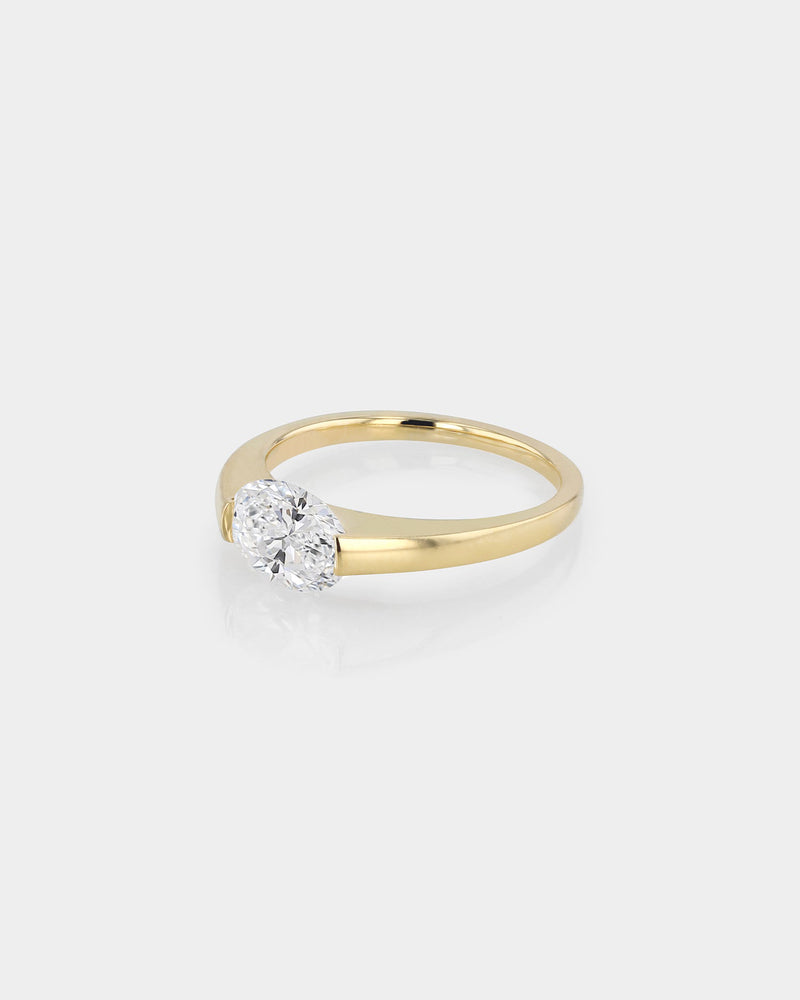 Suspense Oval Engagement Ring by Sarah & Sebastian