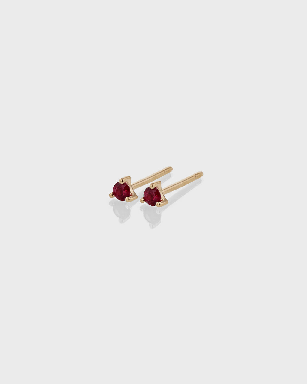 Ruby deals birthstone earrings