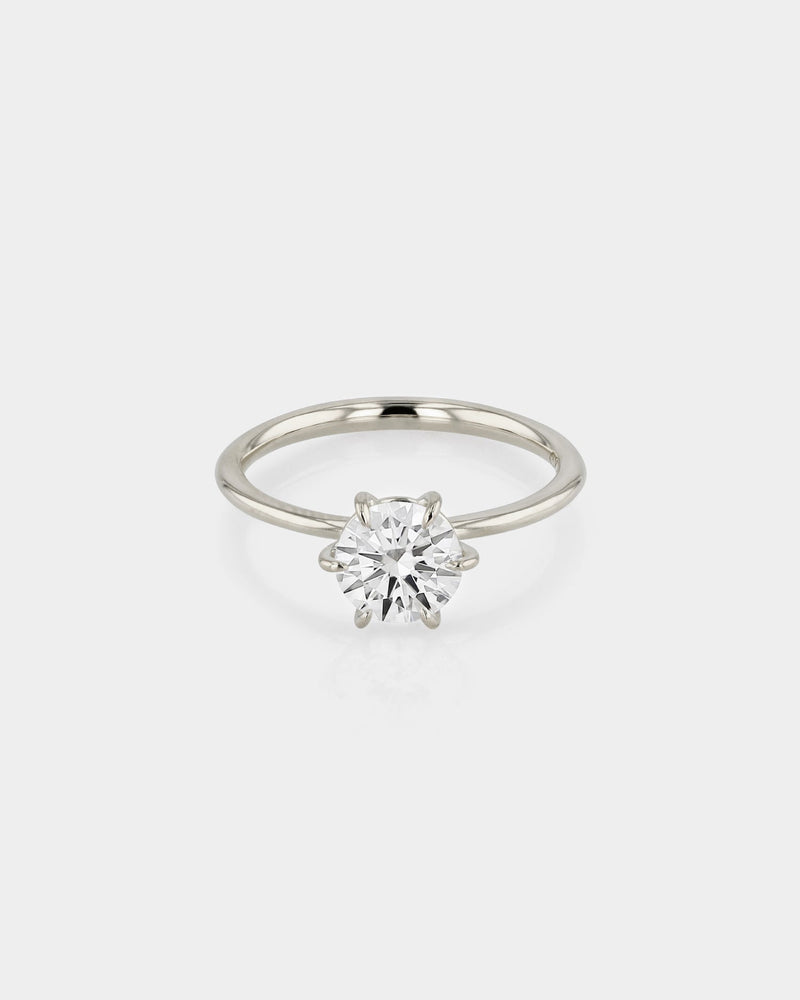 Round Engagement Ring by Sarah & Sebastian