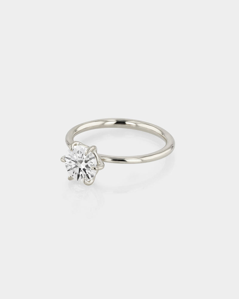 Round Engagement Ring by Sarah & Sebastian