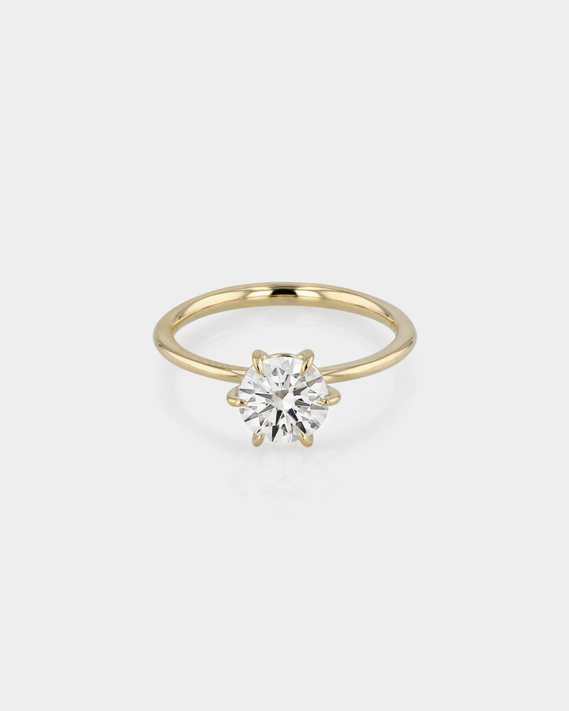 Round Engagement Ring by Sarah & Sebastian