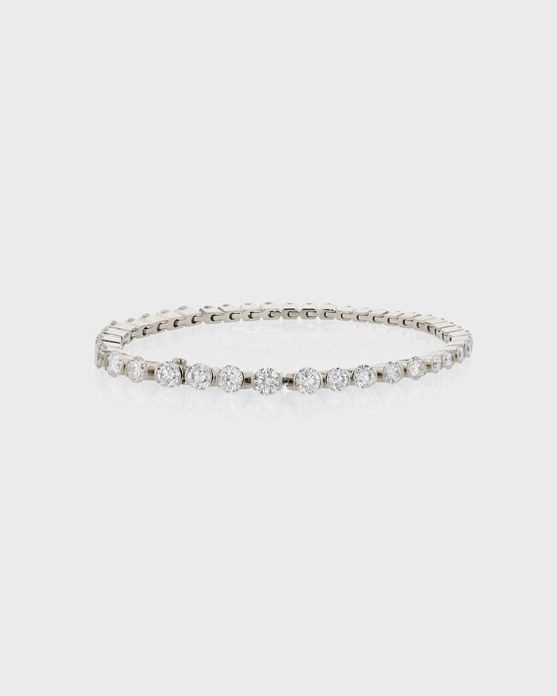 Suspense Tennis Bracelet Gold | Sarah & Sebastian