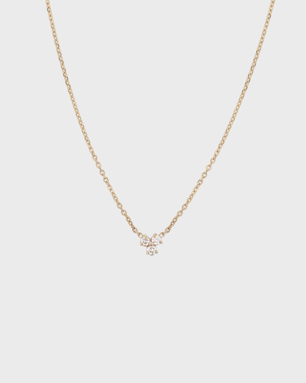 Diamond Trio Droplet Necklace, 14K Gold Floating Diamond Necklace, 14K Gold  Delicate Diamond Jewelry, Minimalist Petite Diamond Necklace - Etsy