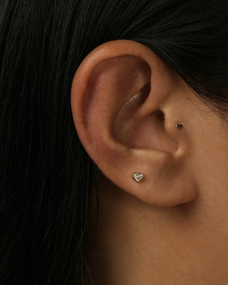 Tiny Heart Cartilage Earring by Sarah & Sebastian